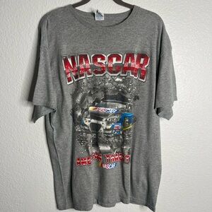 NASCAR Grey Men's Graphic Tee Size Large